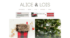 Desktop Screenshot of aliceandlois.com